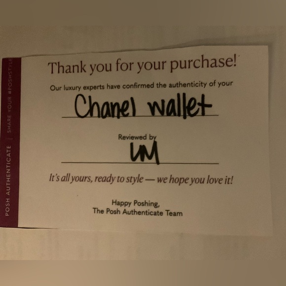 Authentic Chanel Metallic Calfskin Wallet - PRICED to SELL - Picture 11 of 11